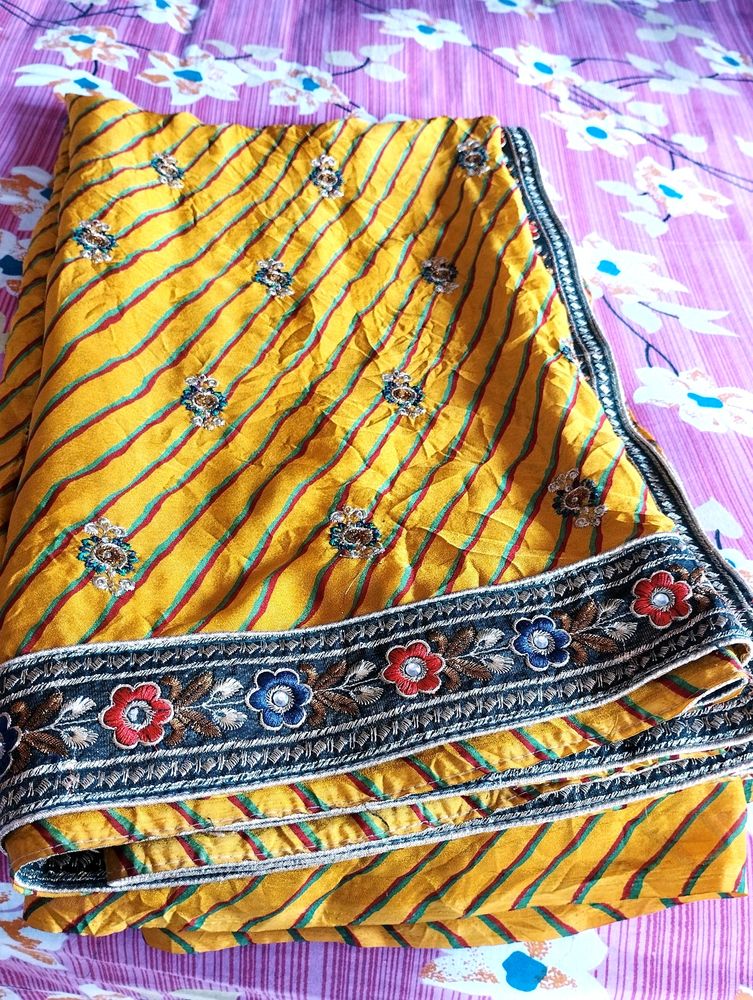 Price Dropped 💥💥💥💥🔥Rajasthani Bandhni Saree N