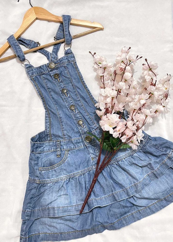 Boho Chic Denim Overall By R Mark  A