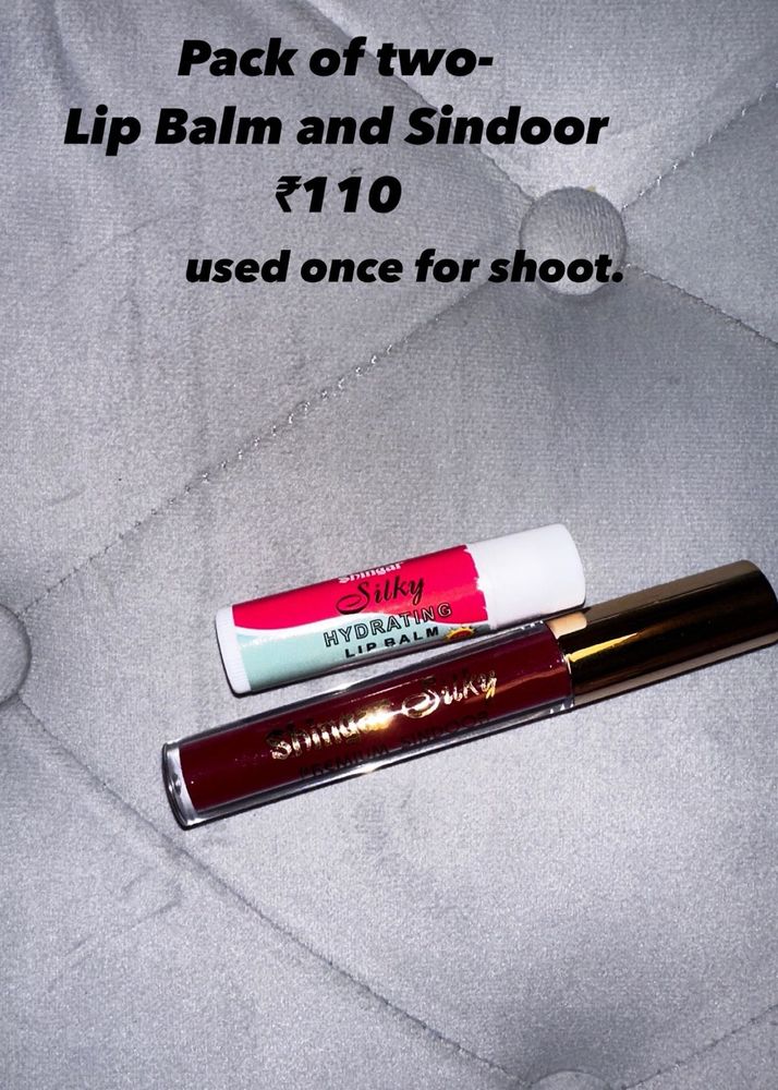 Lip Balm and Liquid Sindoor