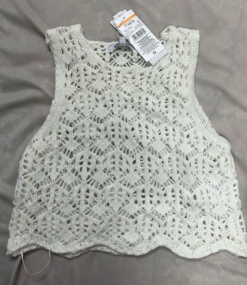Crochet Knit Tank Top
