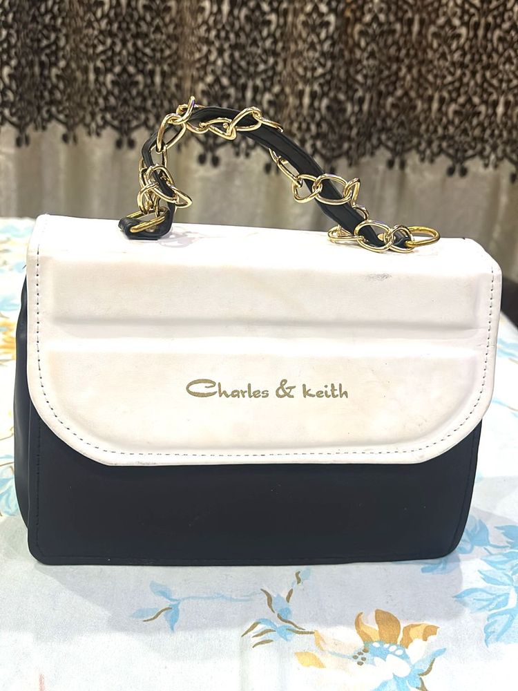 black n white bag