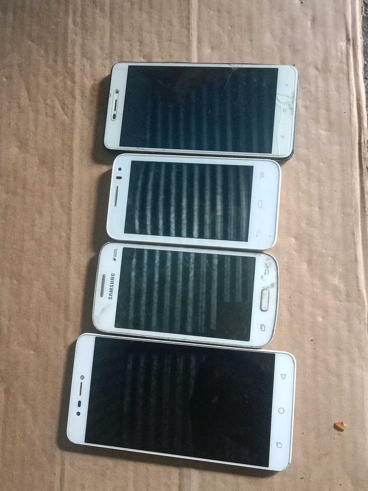 Lot of 4 Used Smartphones