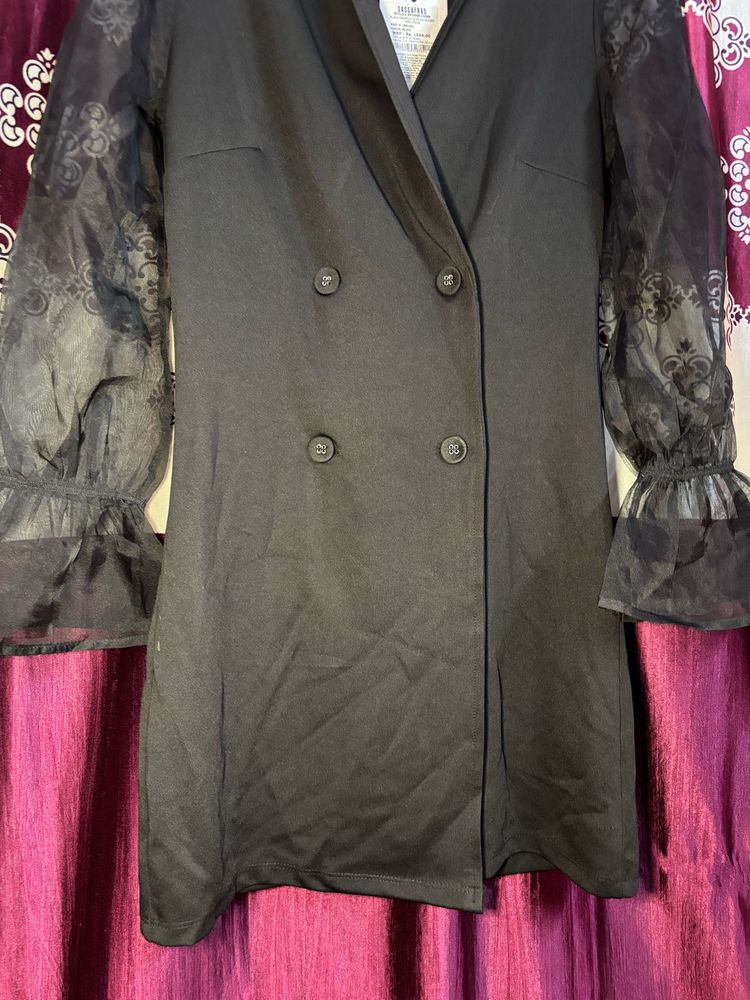 Black Blazer Mini Dress