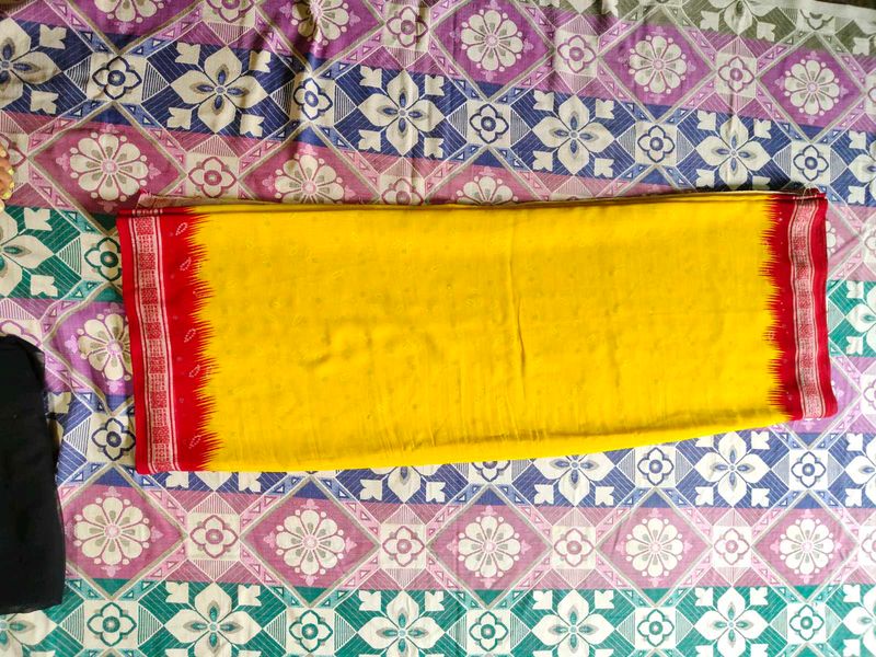 Yellow &amp; Red Sari