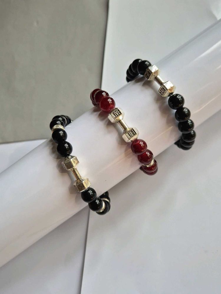 Dumbbell Bracelet Set