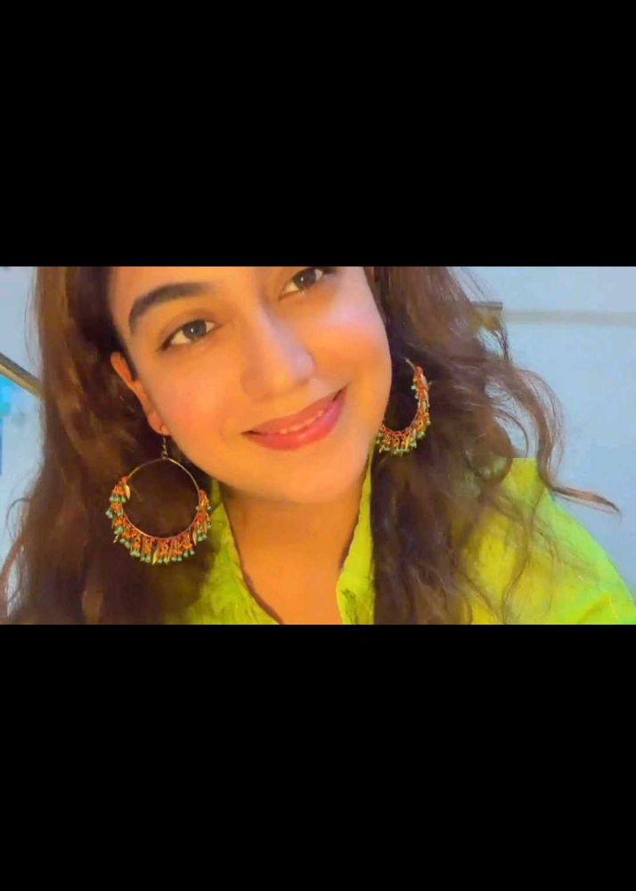 Boho Beaded Hoop Earrings