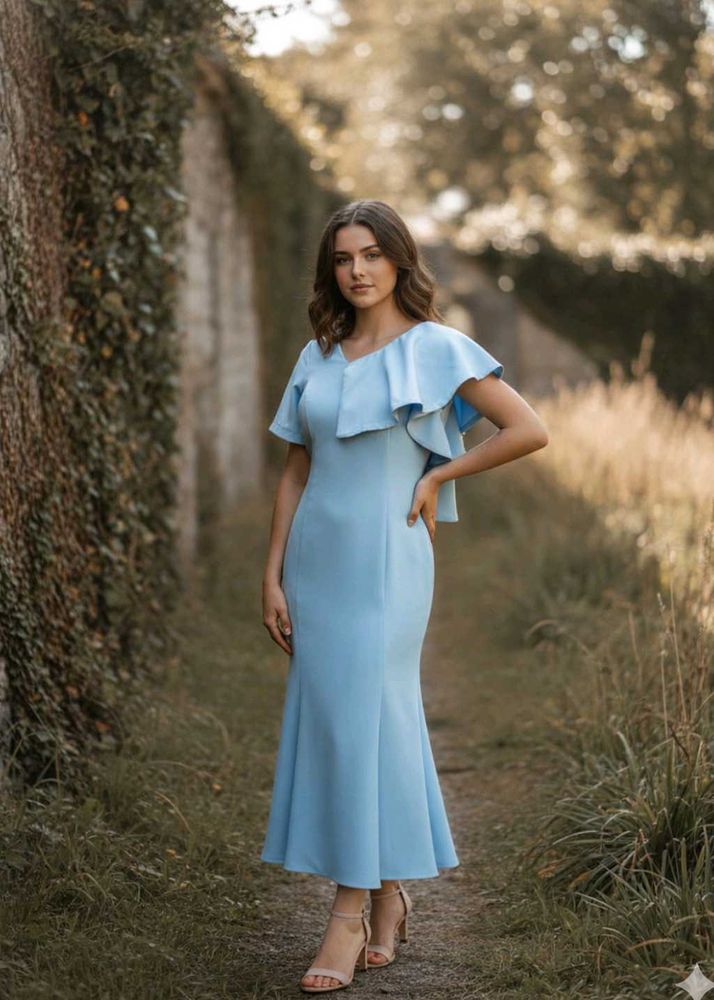 Elegant Blue Dress