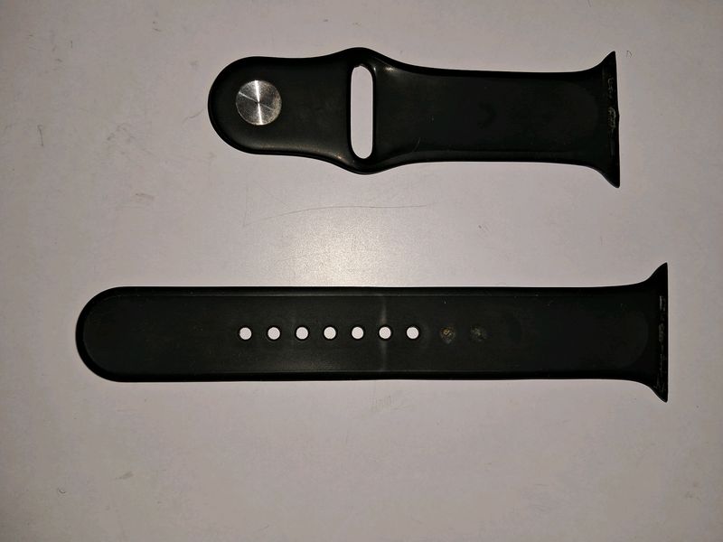 Black Colored Watch Strap For Smartwatch