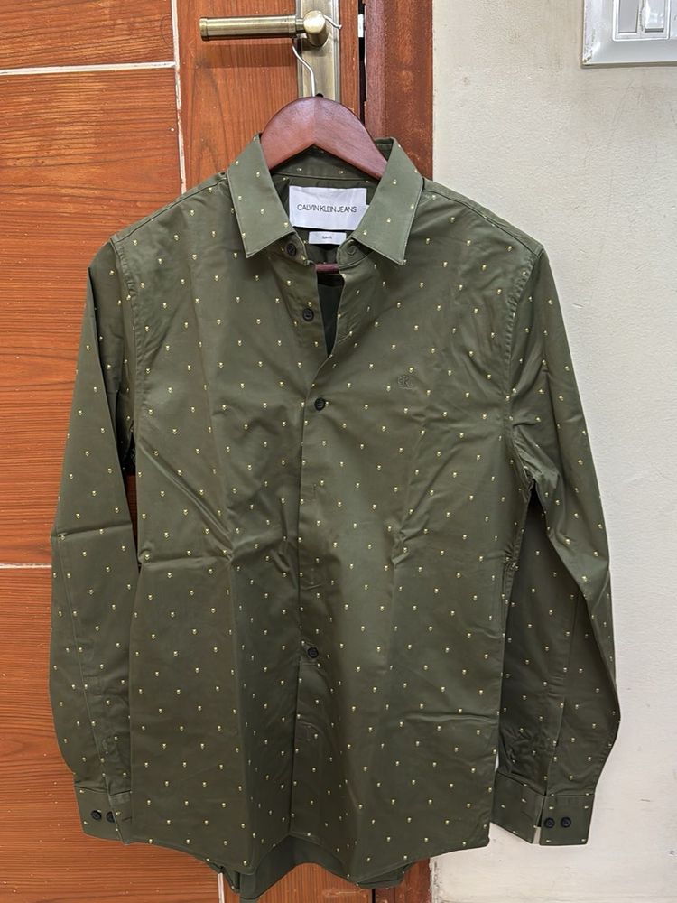 Calvin Klein Olive Shirt