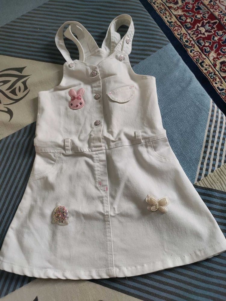 White Dangri And Short