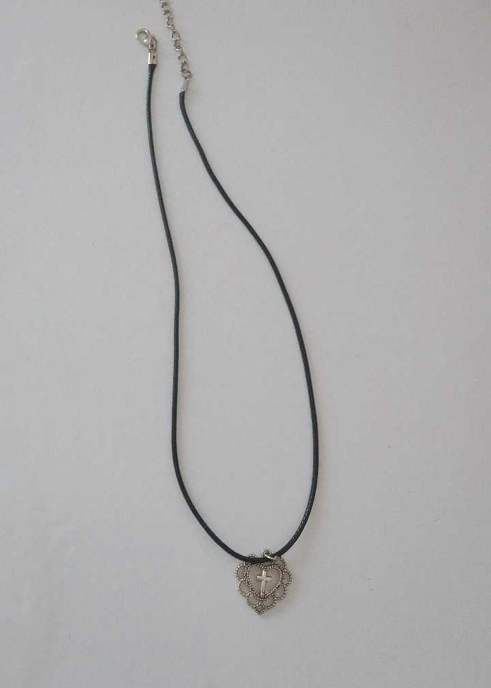 Heart &amp; Cross Necklace