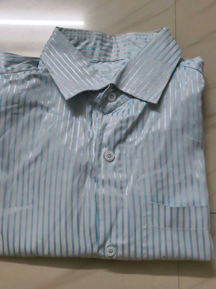 Striped Blue Shirt