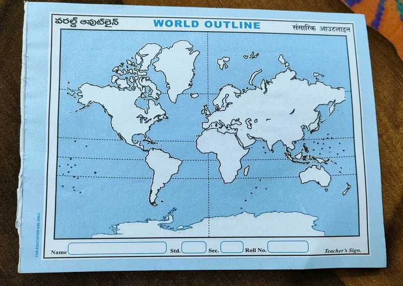 🌸World Outline Maps🌸