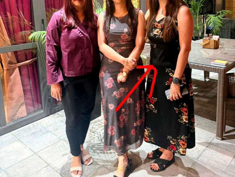 Black Floral Dress