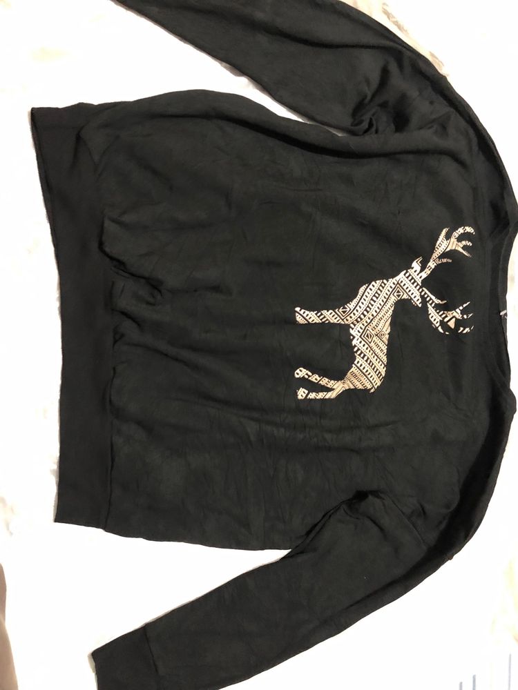 Oversize Black Tee