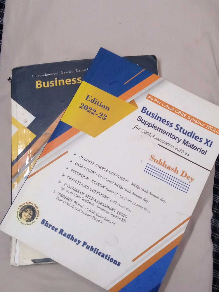 Business Studies XI - CBSE 2022-23