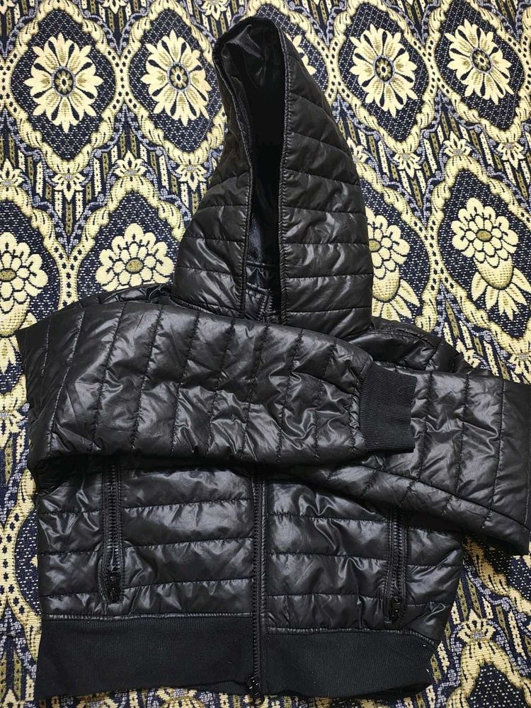 Crop Puffer Jacket.