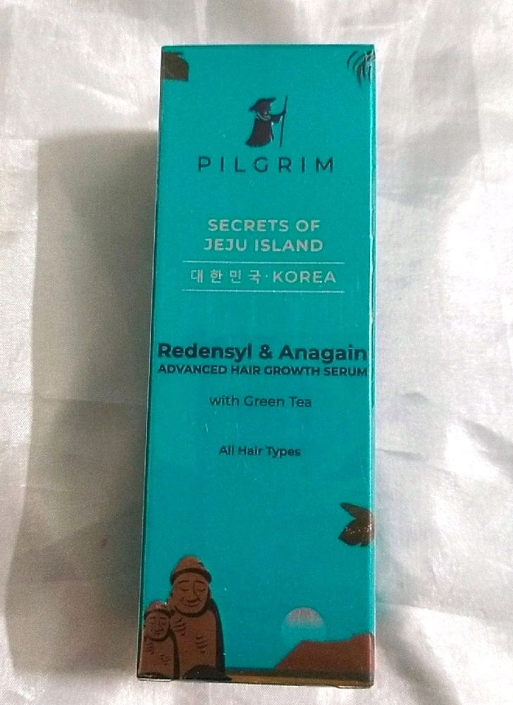 Pilgrim Redensyl And Anagain Advance Hair Growth Serum 100%working