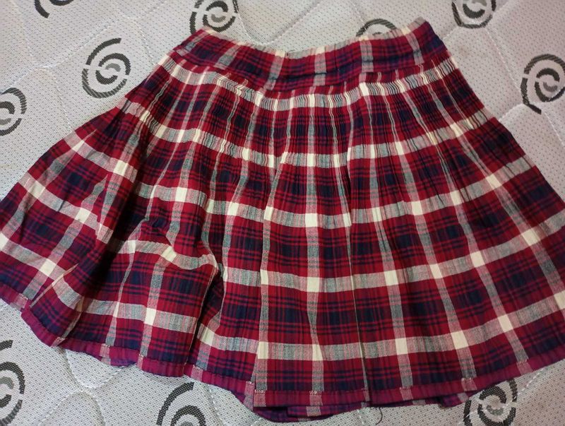 Plaid Mini Skirt