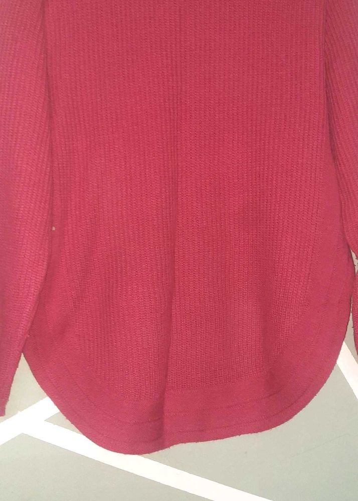 Red Knit Sweater