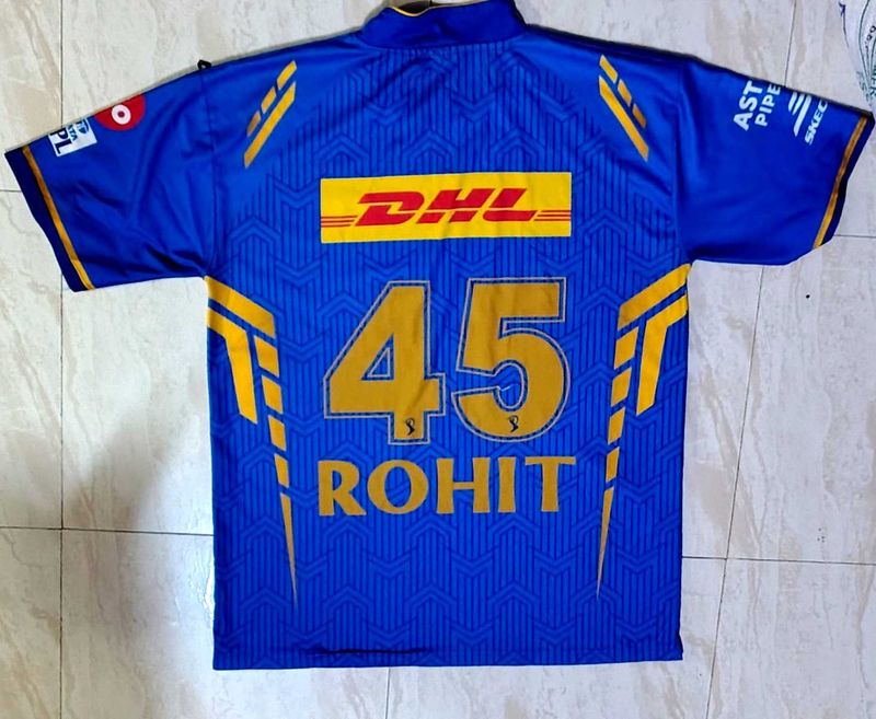 Rohit Sharma Mumbai Indians 2024 Jersey