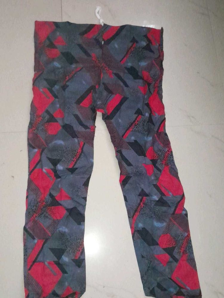 Cotton Night Suit Pant With Tie