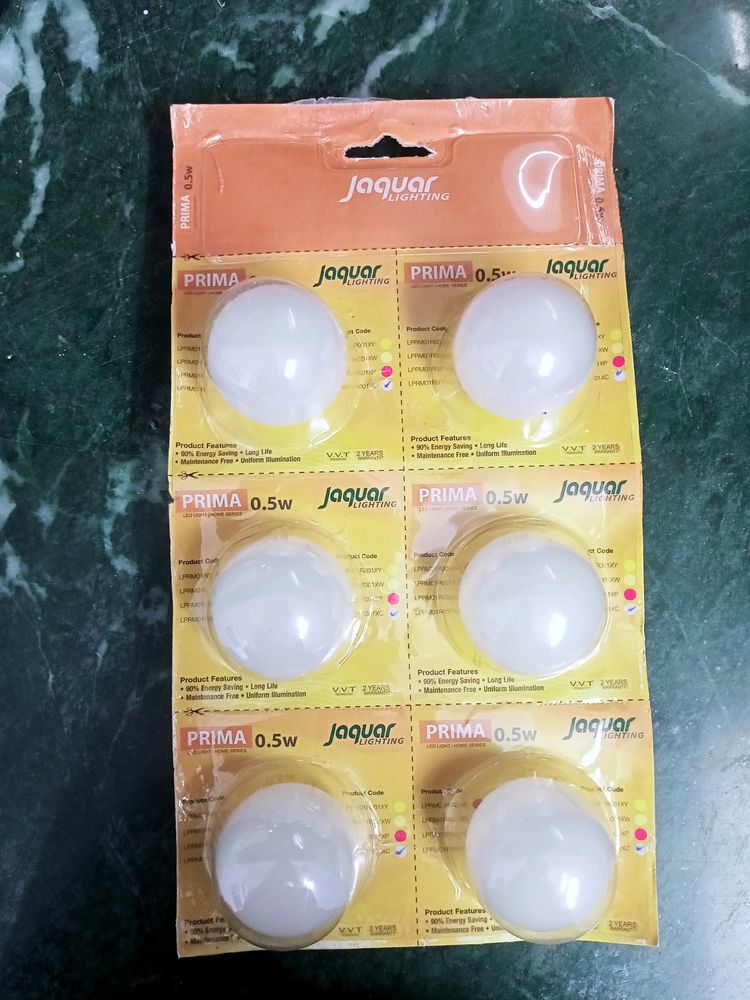 JAGUAR LED BULB 0.5 WATT MULTICOLOUR