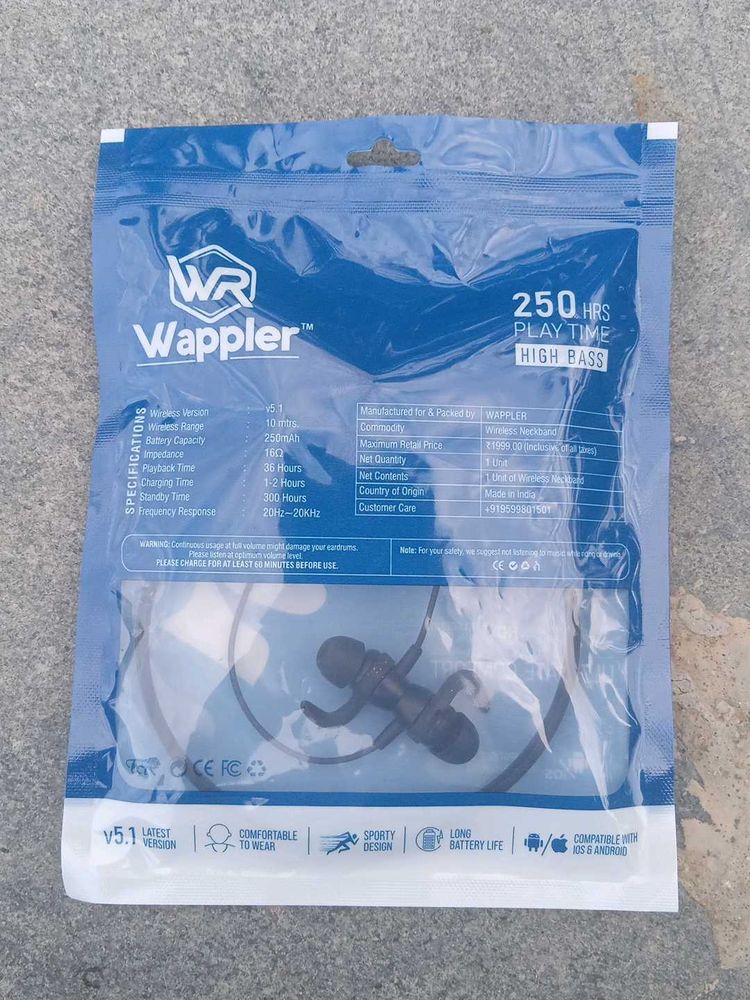 Wappler BT 235V3 Headphones