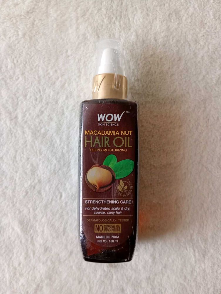 WOW MACADAMIA NUT HAIR OIL