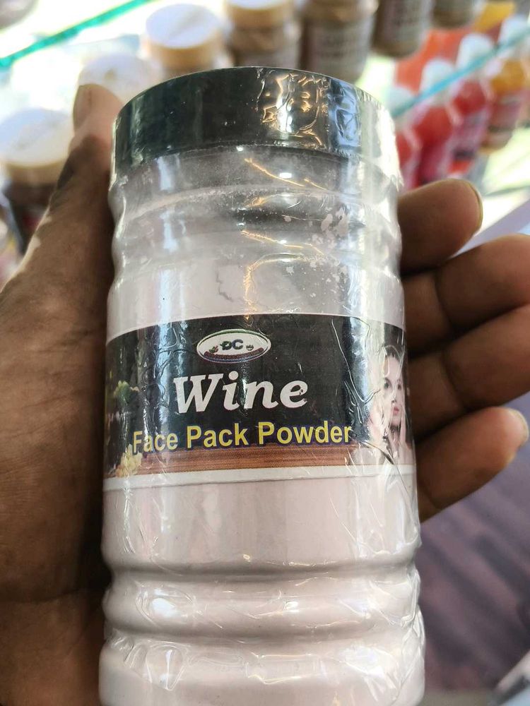 Wine Face Pack Powder