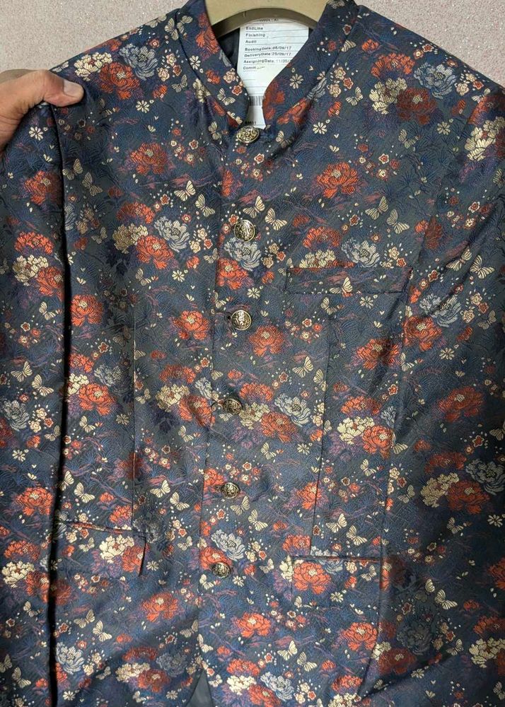 Floral Print wedding wear blazer