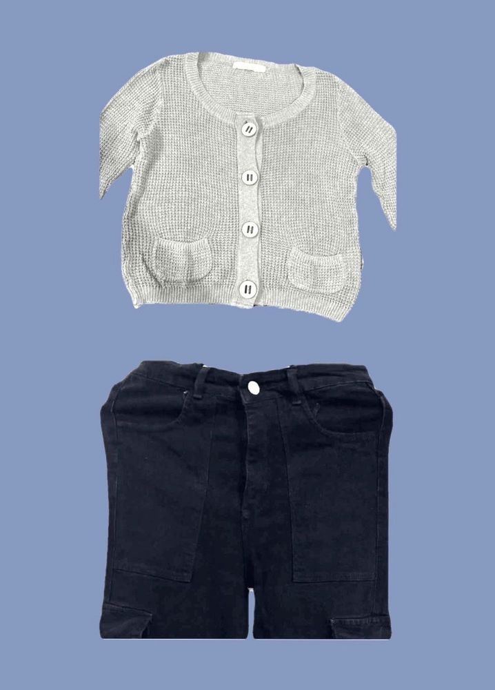 Sweater &amp; Black Jeans Set