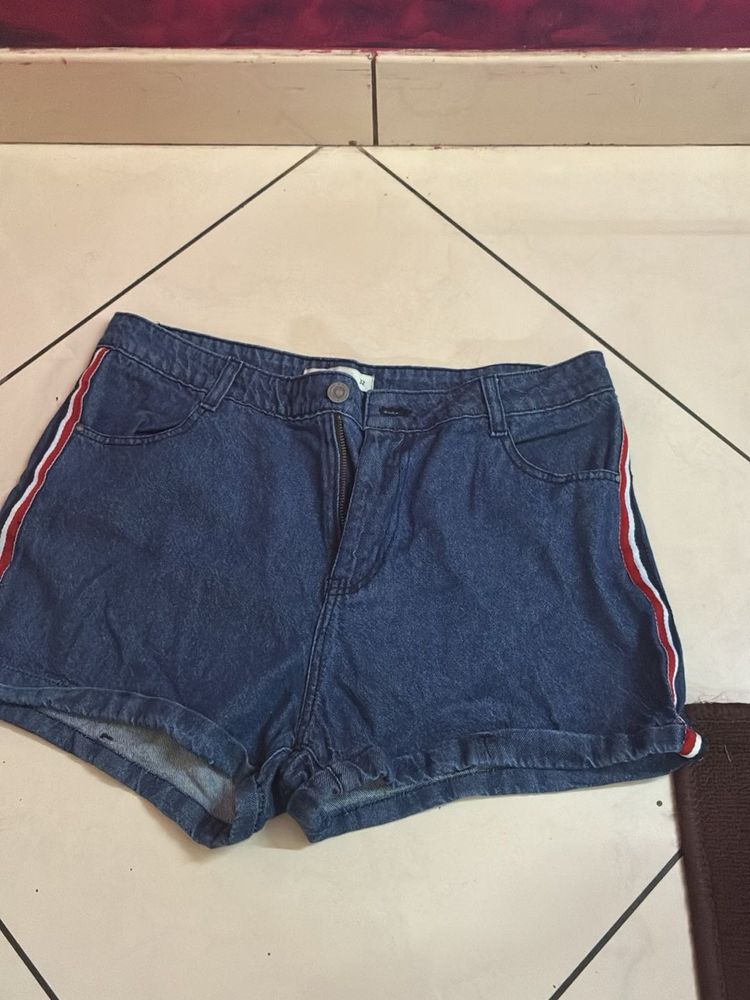 Blue Denim Shorts