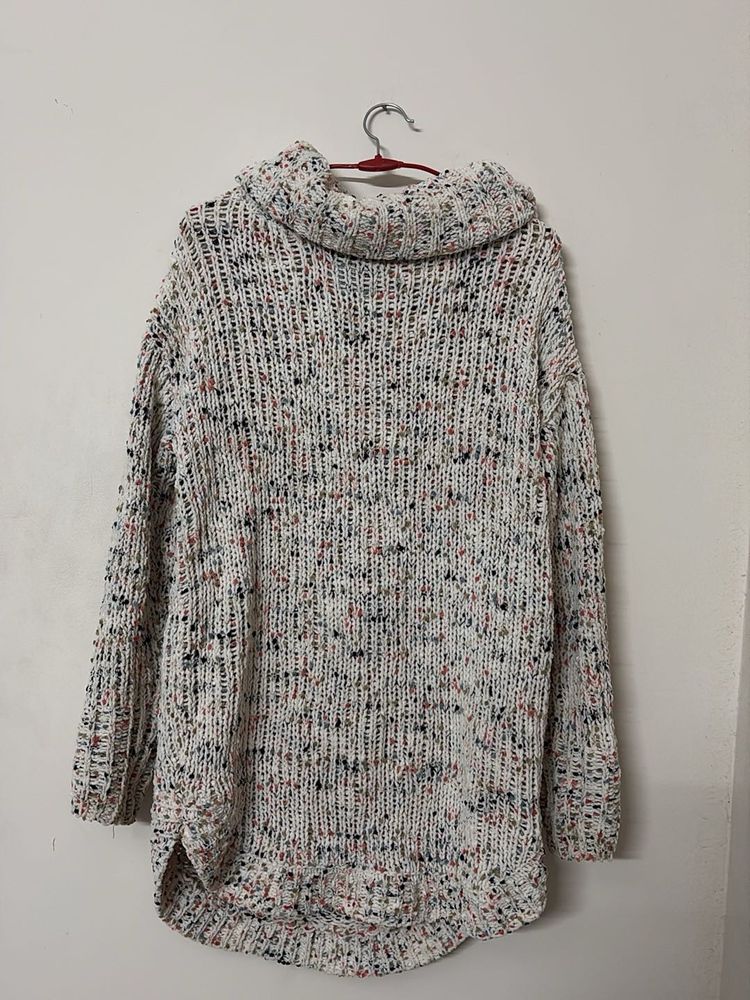 Cozy Multicolor Knit Sweater