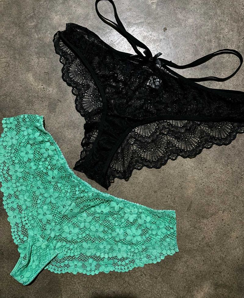 Lace Thong Panties - 2xl Pack.