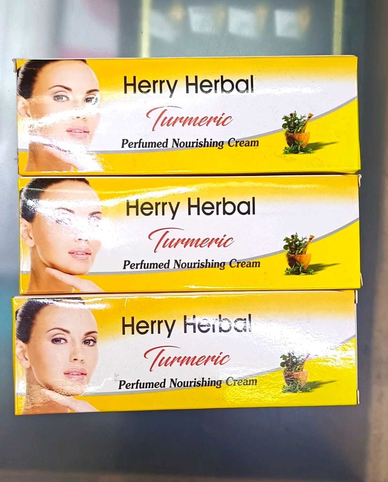 Herry Herbal Turmeric Cream Pack Of 3