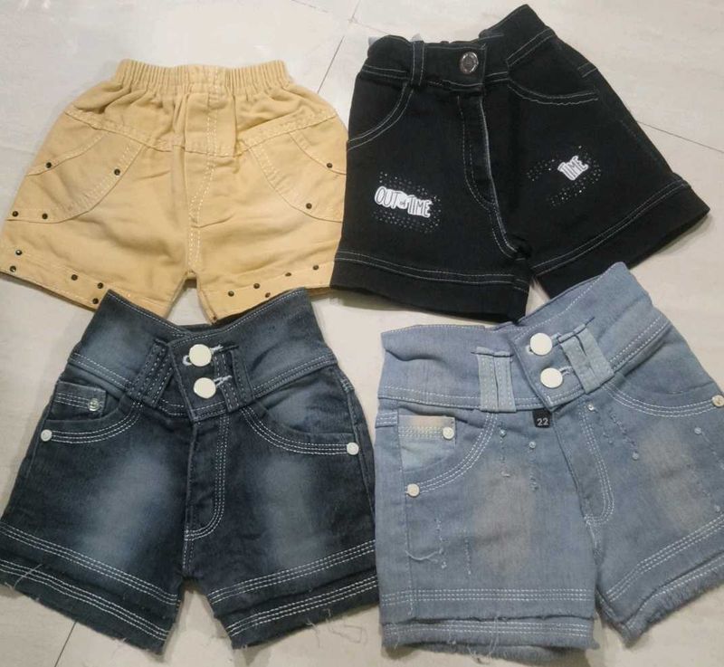 Cute Girls&#39; hot pants set of 4