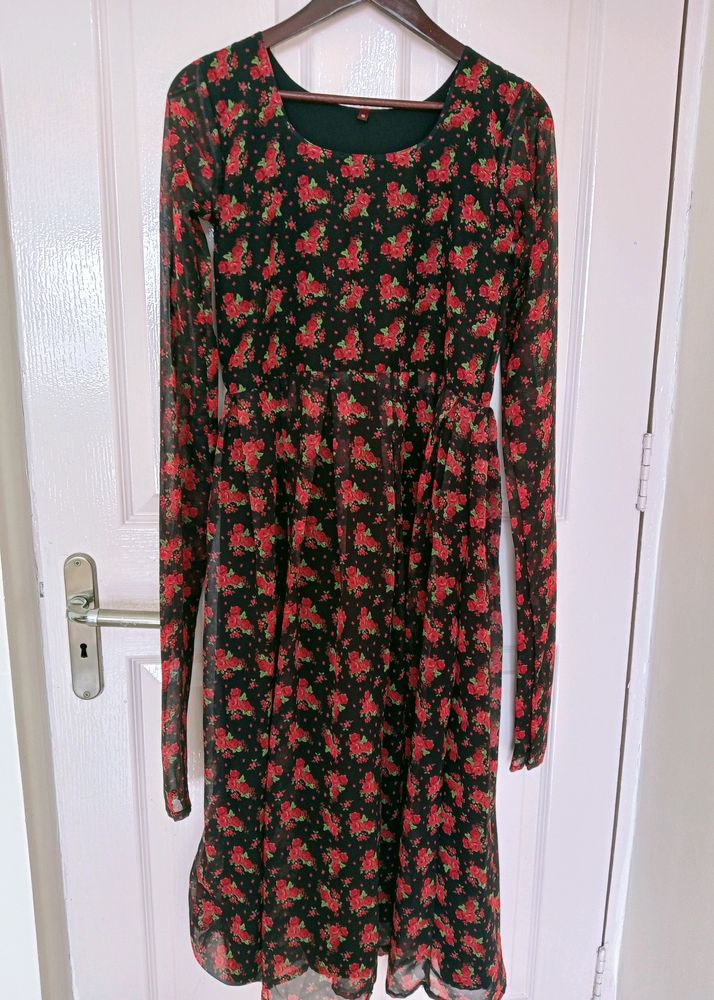 Black And Red Dress (Gown)