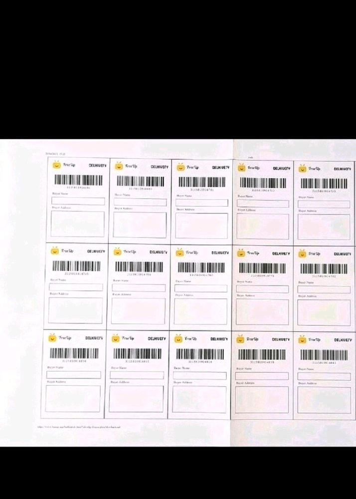 30 Free Up Label