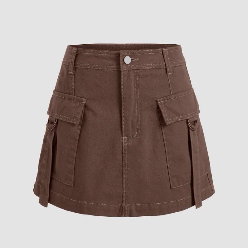 Y2K Trending Utility Skirt