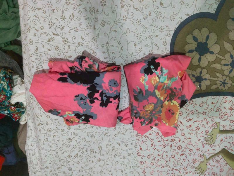 Girls Top Bottom Pallazzo Set