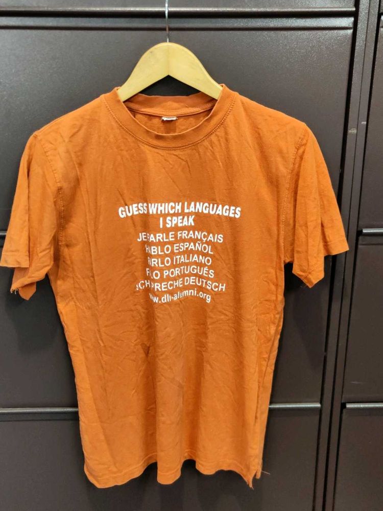 Orange Graphic T-Shirt
