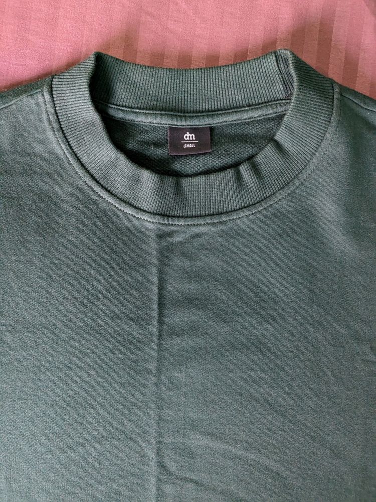 Desi Minimal Forest Green Oversized Fit Tshirt For
