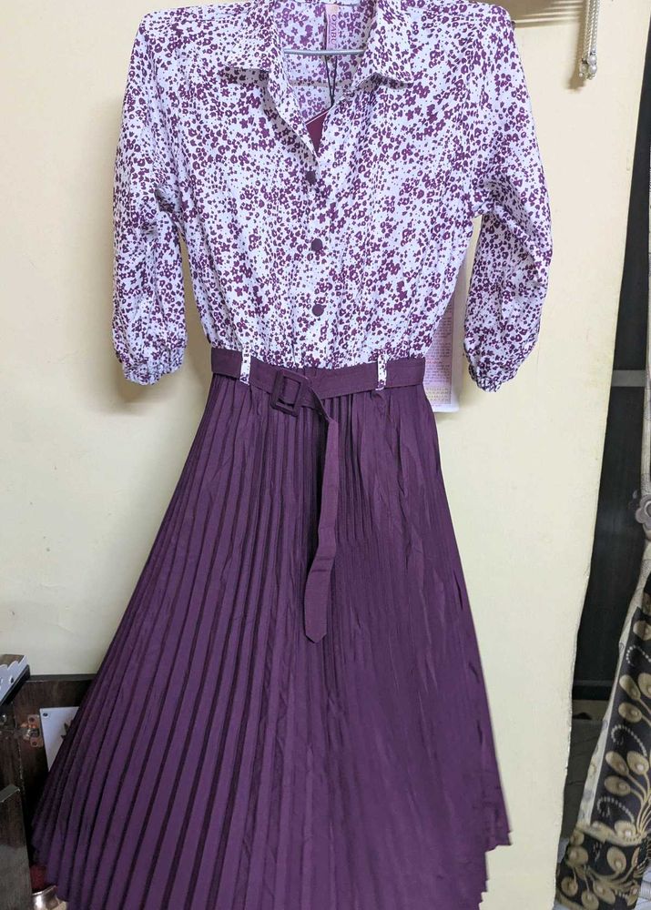 Midi Dress 👗 With belt