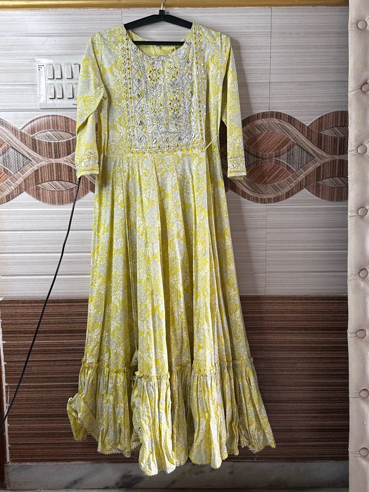 Yellow Ethnic Gown