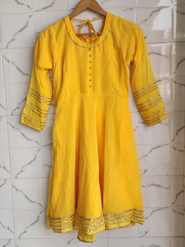 Beautiful Haldi ceremony Dress