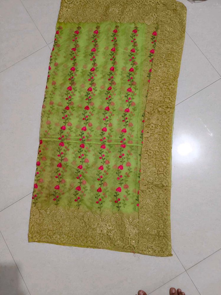 Floral Embroidered Dupatta