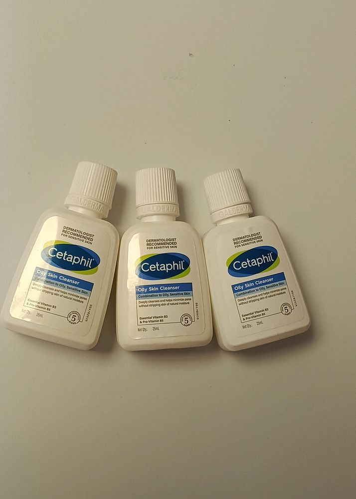 Combo Of 3 Cetaphil Cleanser