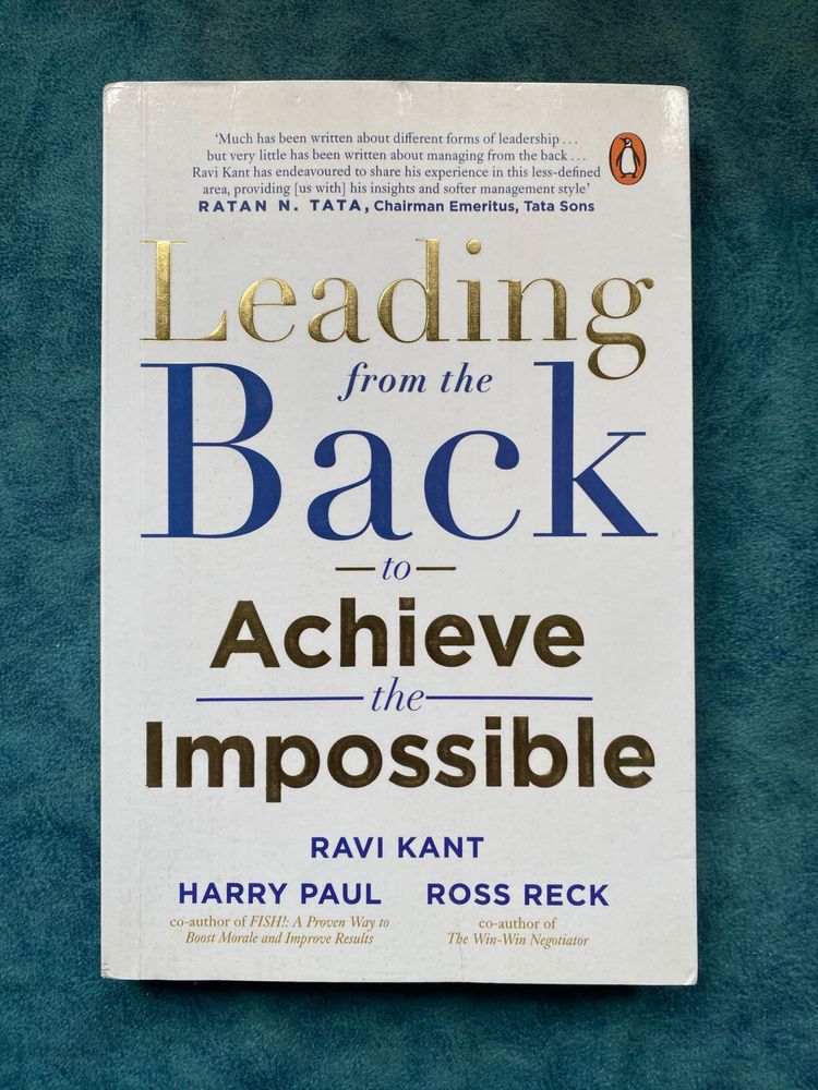 Leading from the Back” by Ravi Kant