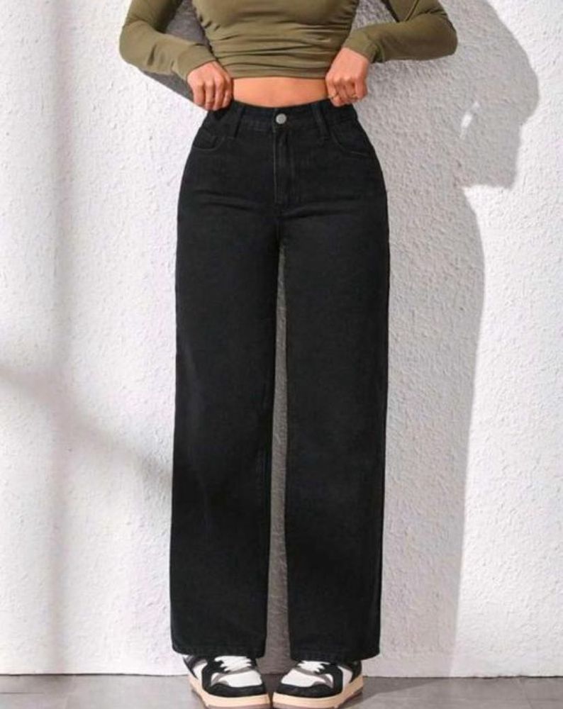 Black Wide Leg Jeans